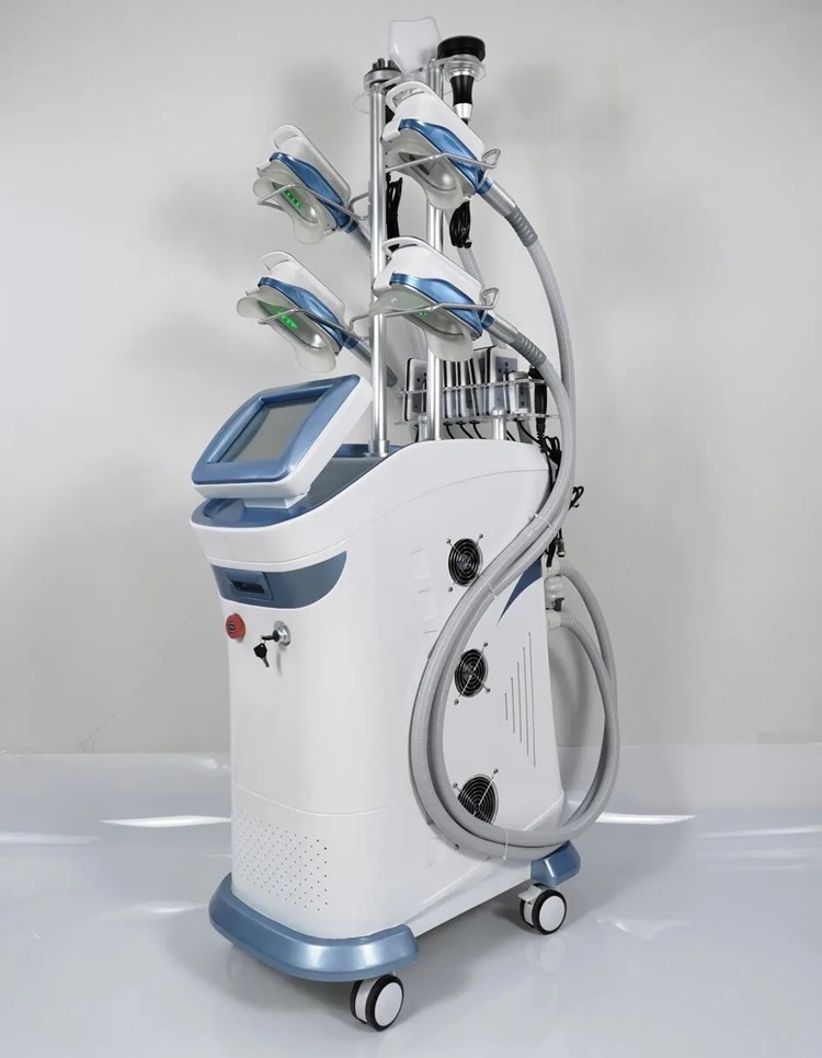 Effective 360 Fat Freezing Cryo Slimming Machine Body Sculpting fat reduce Cooling Lipolysis 4 handles work at the same time with Chin Handle slimming