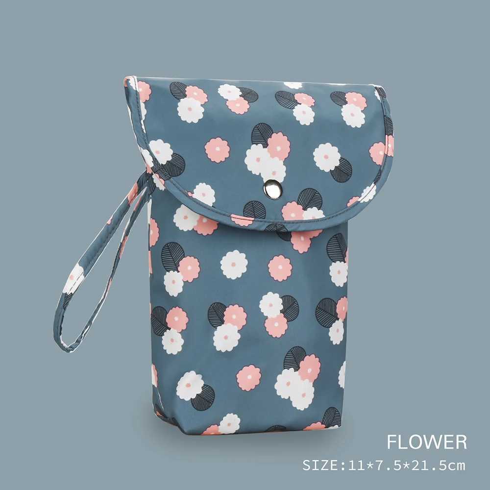 Baby Diaper Bag Organizer Reusable Waterproof Wet/Dry Cloth Bag Mummy Storage Nappy Bag For Disposable Carrying Diaper ClothingC250326