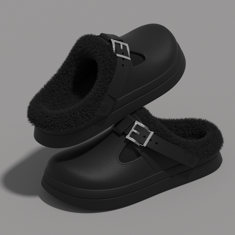 2024 free shipping shoes designer sandals flat sandals for women soft warm slides slippers winter rubber house shoes sliders slide