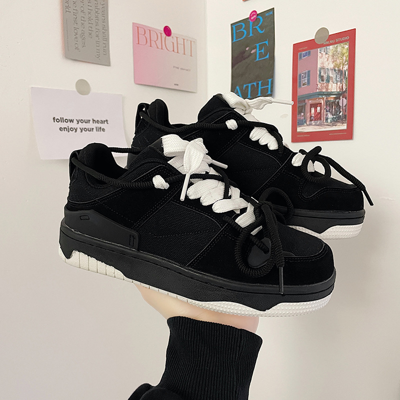 Men's and Women's Casual Thick Soled Trendy Fashionable Board Shoes