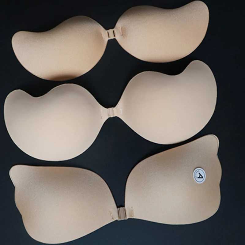 Sexy Invisible Strapless Adhesive Stick Bra Strapless Push Up Bras Women Backless Lingerie Seamless Sile Bralette UnderwearX2410