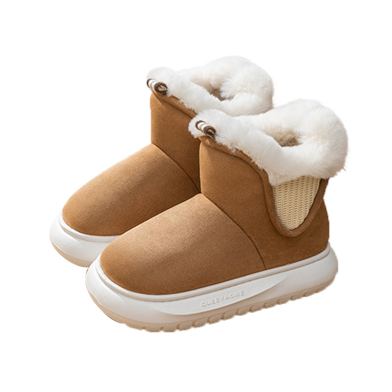 free shipping new designer warm indoor home versatile women heels snow martin rain fur furry thick soled winter boots