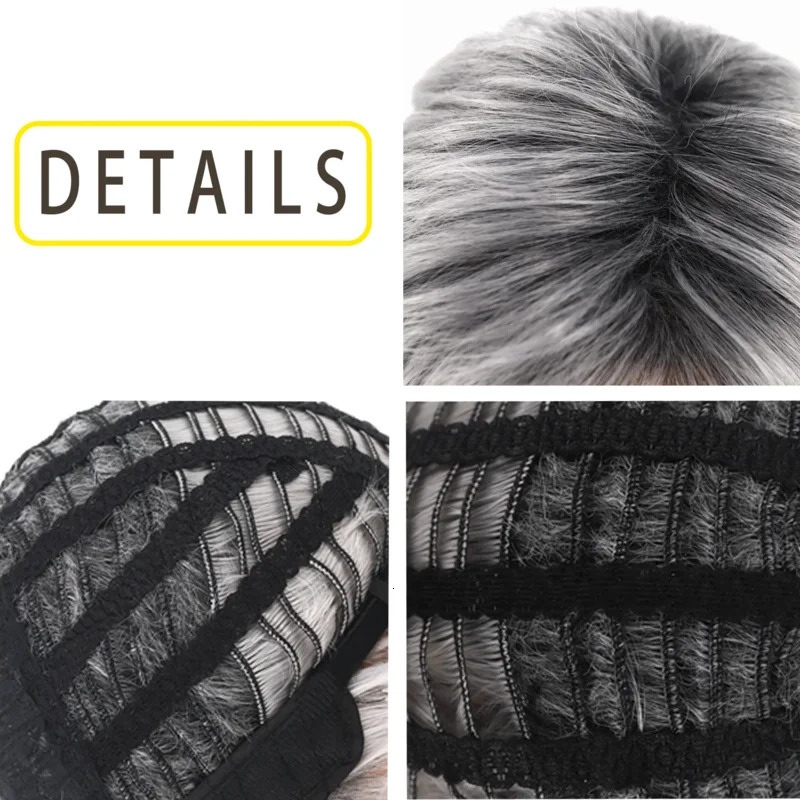 Mullet Wigs for Men and Women 70s and 80s Theme Party Costumes Fancy Party Accessory Cosplay Wig 16Inch 241102