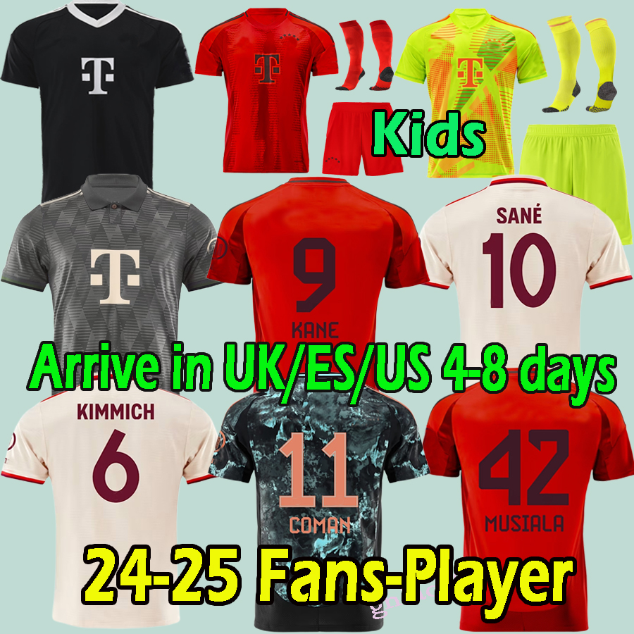 2024 2025 KANE BAYERNS football jersey MUSIALA DE LIGT soccer jerseys 24 25 Player Version SANE HERNANDEZ Oktoberfest mUNIch GNABRY GORETZKA MULLER KIMMICH Trikot