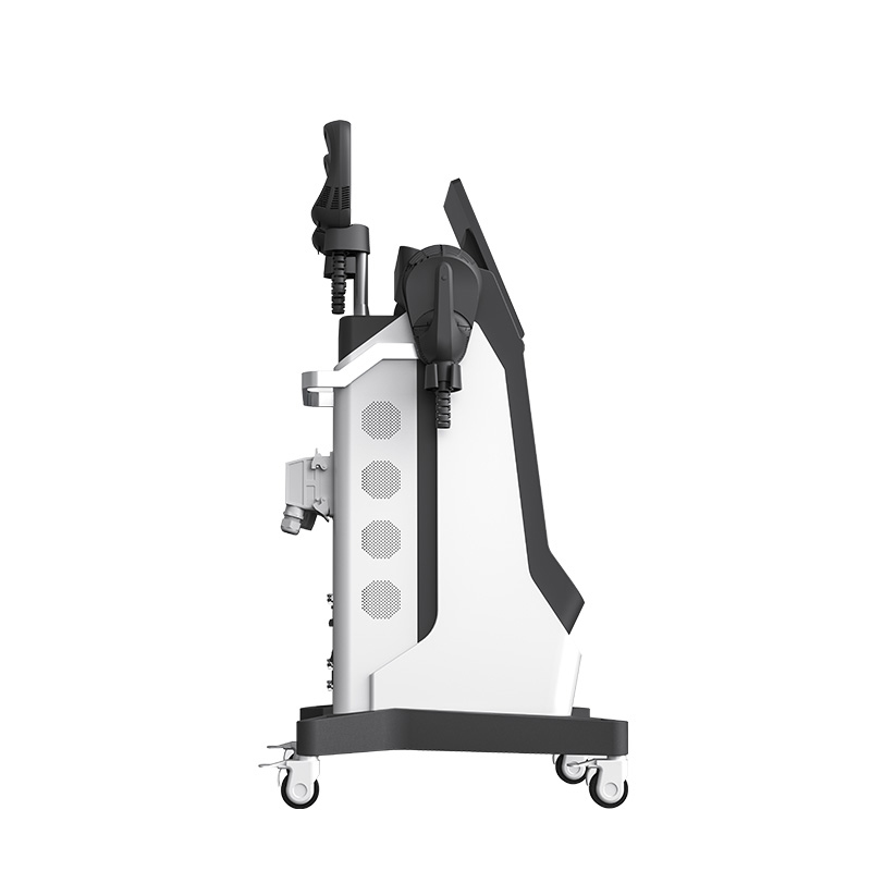 Hot sales ems body slim machine RF EMS EMT Muscle stimulator machine 4 handles 1 years warranty logo customization