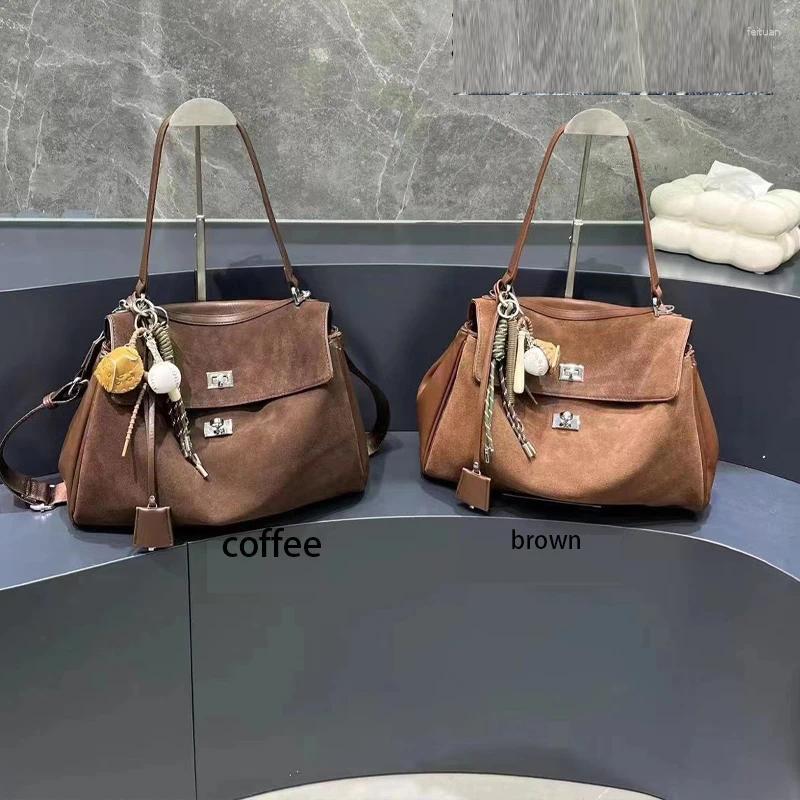 Totes Genuine Leather Shoulder Bags For Women Tote Fashion Urban Retro Handbags Premium Crossbody
