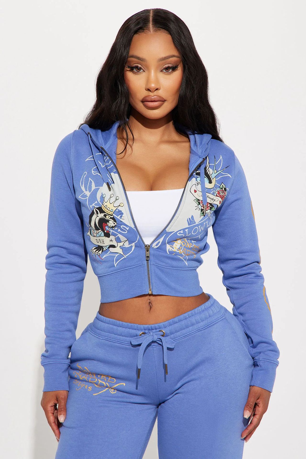 Womens Tracksuits Comfortable and Stylish Activewear Suit for Women with Dragon and Butterfly Motifs Y2K