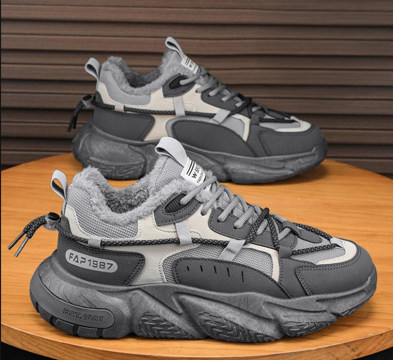 Men's Winter Fleece Warm Versatile Sports Leisure Trendy Shoes