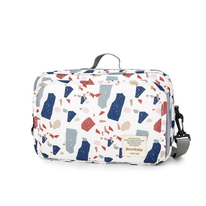 2024 Mommy with Baby Outdoor Travel New Waterproof Printed Cart Bag Storage Hanging Bag Diaper Bag Mommy BagC250326