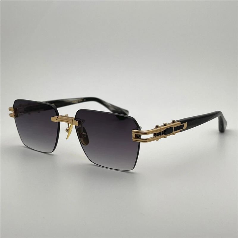 Mens and Womens Summer Sunglasses META-EVO ONE UV Resistant Retro Plate Full Frame Glasses Random Box 241021