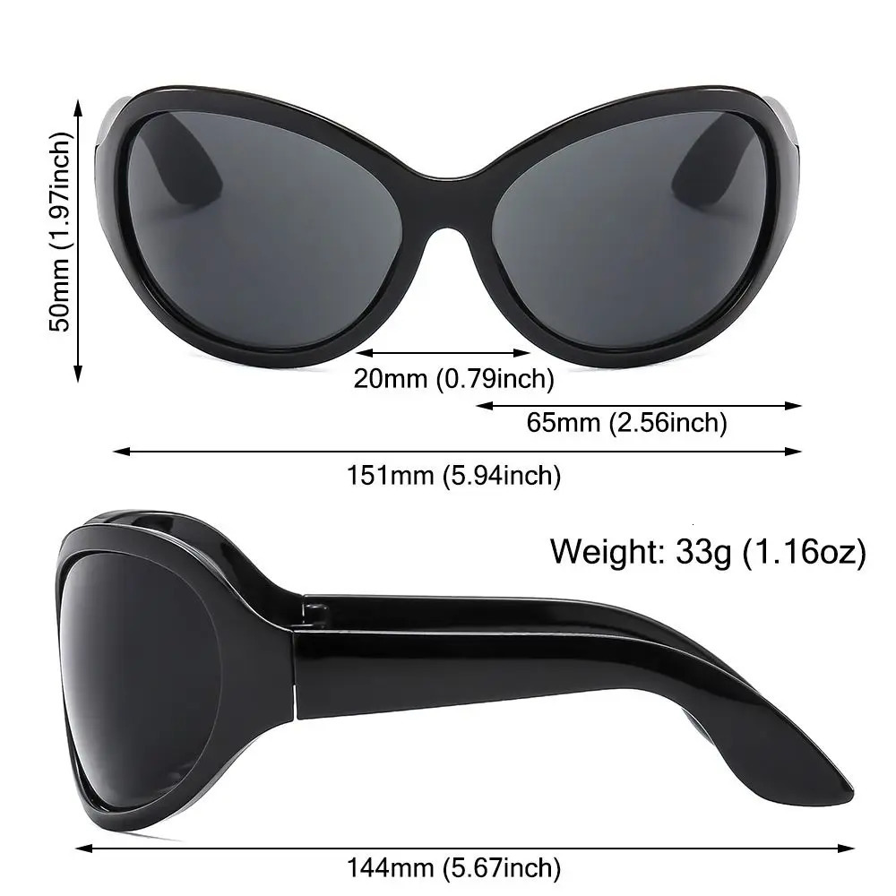 Unique irregular hip-hop oversized sunglasses for men cool sports sunglasses Y2K retro gothic sun visors 241022