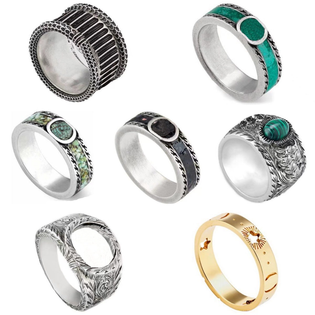 Designer Band Rings men 925 silver love rings luxury jewelry for women spirit heart rings party engagement confession wedding Ring with bags