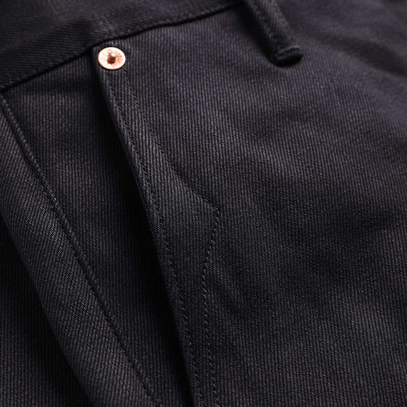 Red Tornado Black Officer Pants Men's Seedge Denim Jeans Chino Relaxed Fit