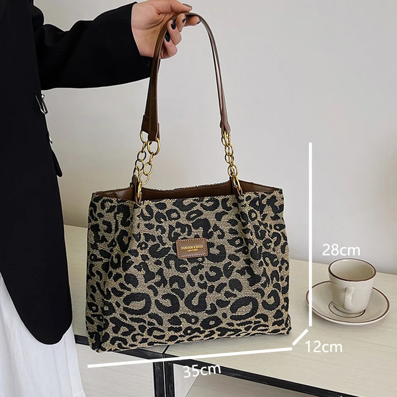 Fashion Retro Womens Shoulder Bucket Bag Large Capacity Soft Women Shopping Bags Trendy Spot Pattern Female Tote Bolsas Sac 241021