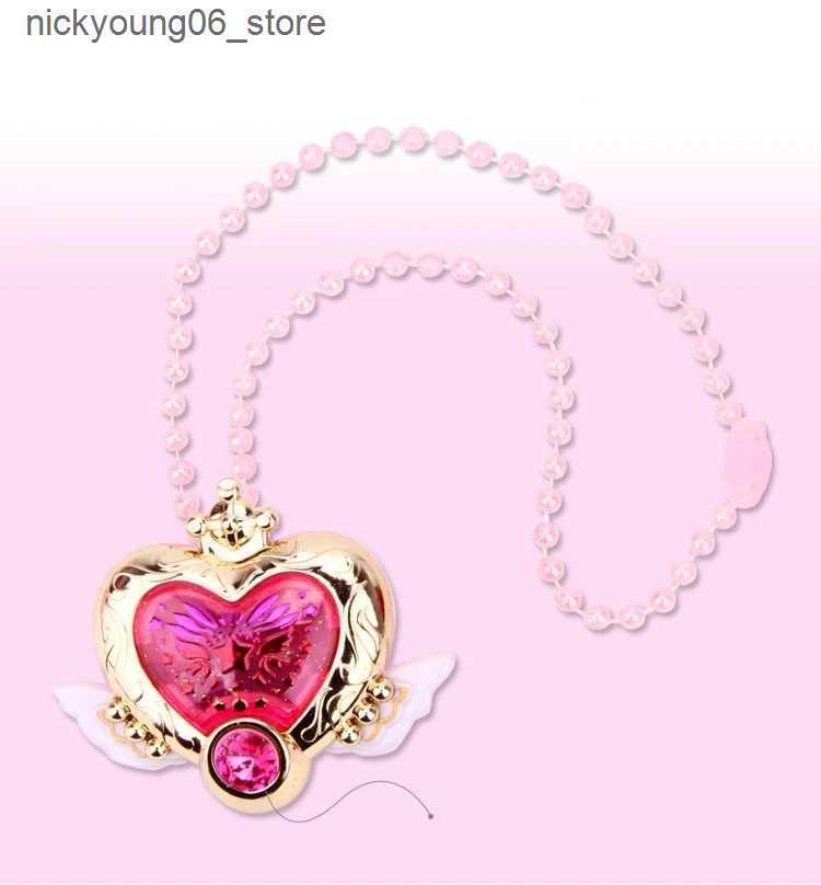 Plush Light - Up toys New Flower Fairy Magic Necklace Dream Watch Set Girl Princess Magic Colorful Light Music Necklace Magic Luminous Toy Gift L24091