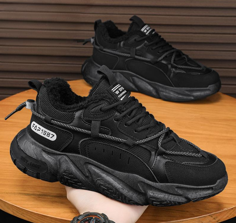 Men's Winter Fleece Warm Versatile Sports Leisure Trendy Shoes