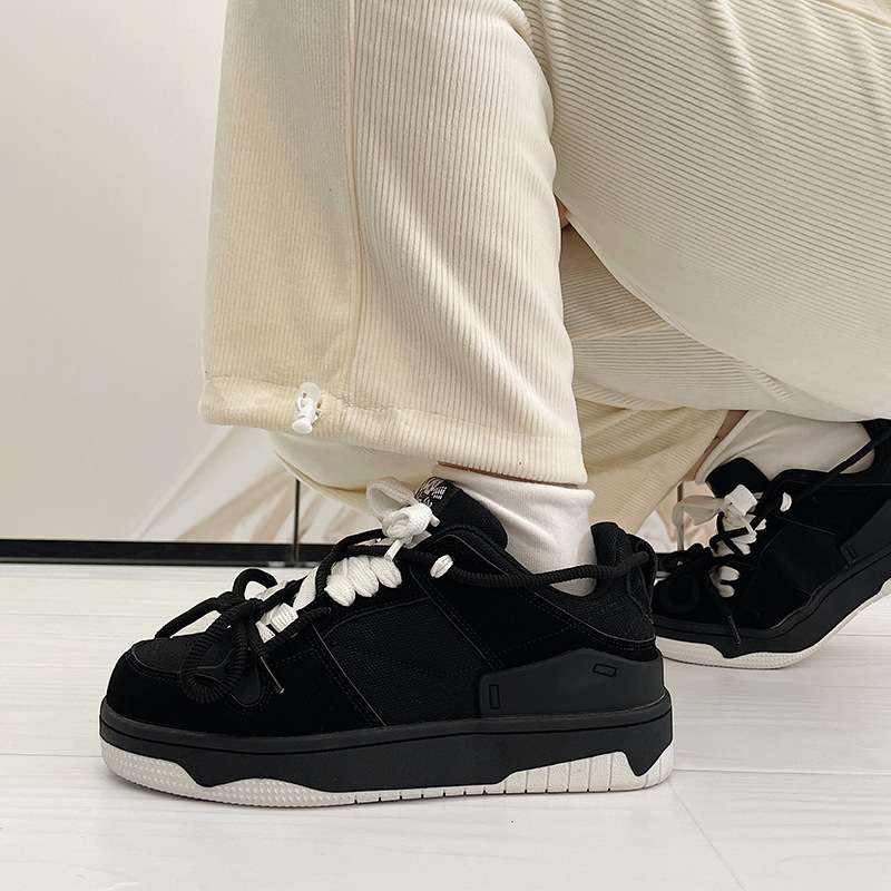 Men's and Women's Casual Thick Soled Trendy Fashionable Board Shoes
