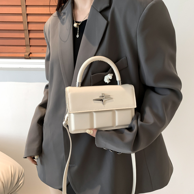 2025 Designer Women's Shoulder Bag 3 :Simple Casual Style Fashion Versatile Handbag Retro Solid Color,Black/White/Brown/Khaki/Fuia,Free shipping 