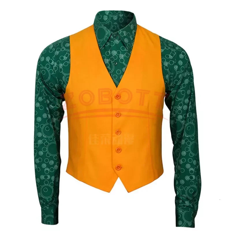 Movie Characters Joker Male Cosplay Costume Anime Character Halloween Set Mask Uniform Wig 241022