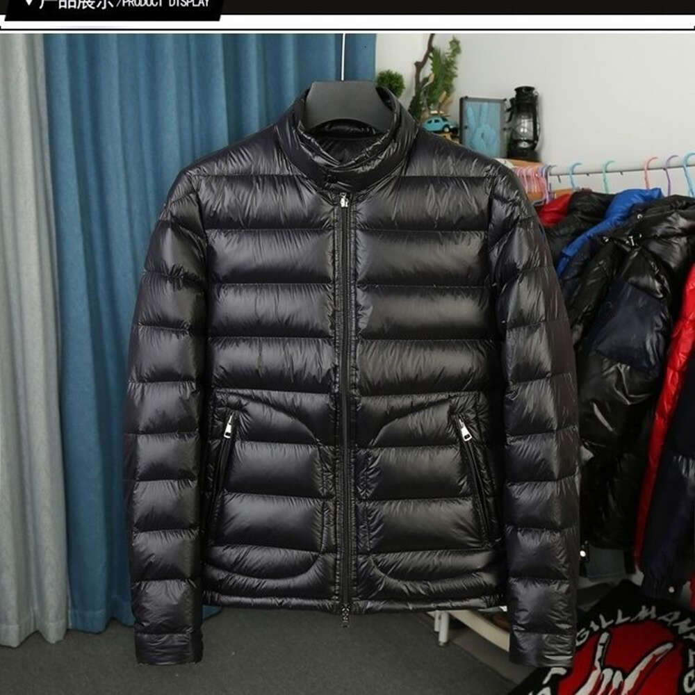 Original Brand Winter High Quality Men Slim-Fit Stand-Up Collar Business Casual Jacket Lightweight White Duck Down