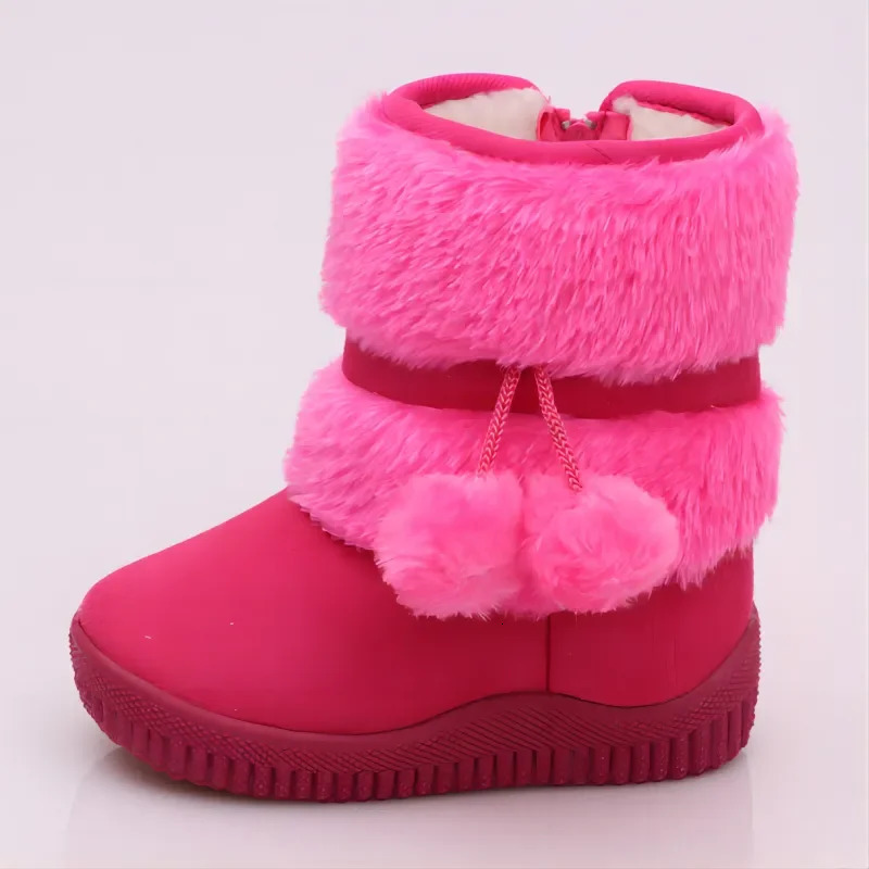Girl Snow Boots Winter Comfortable Thick Warm Childrens Boots Lobby Ball Thick Childrens Autumn Cute Boys Boots Princess Shoes 241022wwbj