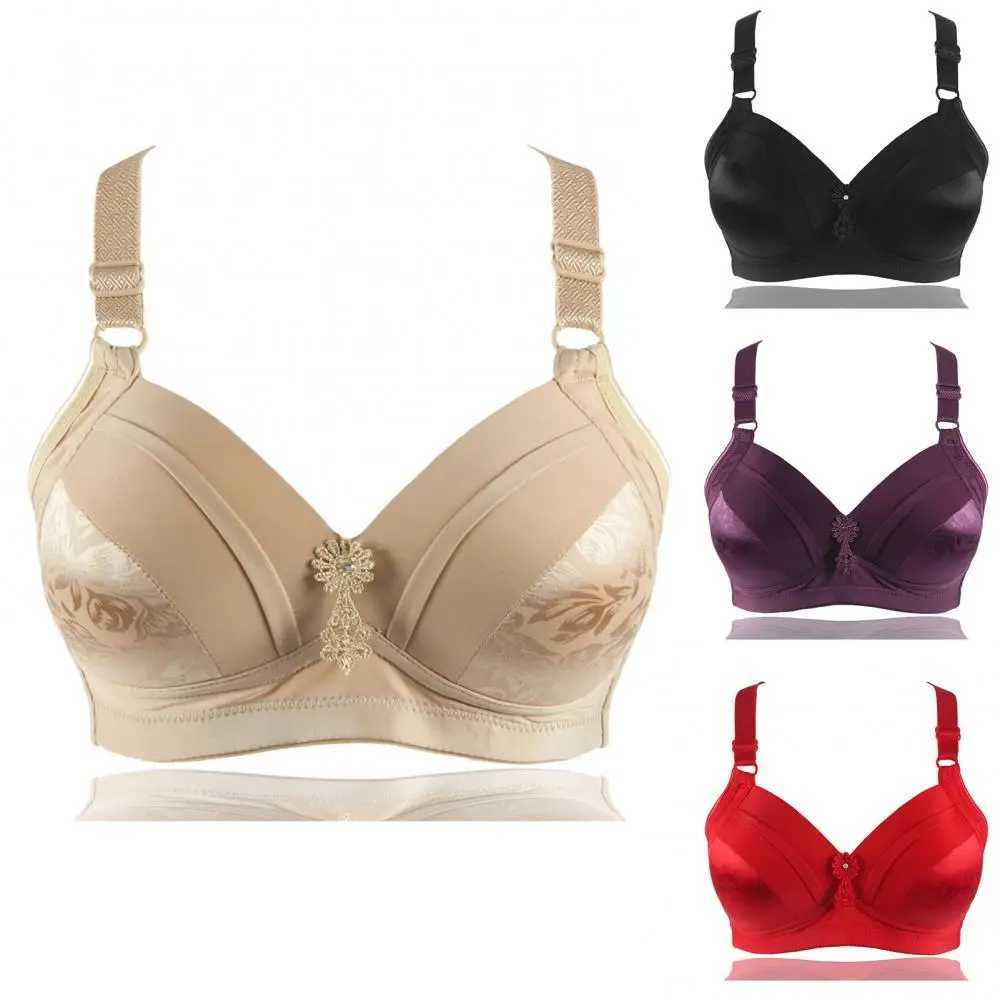 Quality C Cup Wireless Push Up Bra of Women Breathable Cotton Bralette Fashion Lingerie Wire Free Plus Size Fe Intimate NewX241022