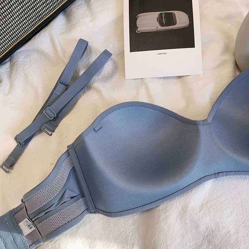 Sexy Half Cup Bras Seamless Lingerie Gather Push Up Underwear One-Piece Women Corset Breathable Wireless Bralette Soutien GorgesX2410