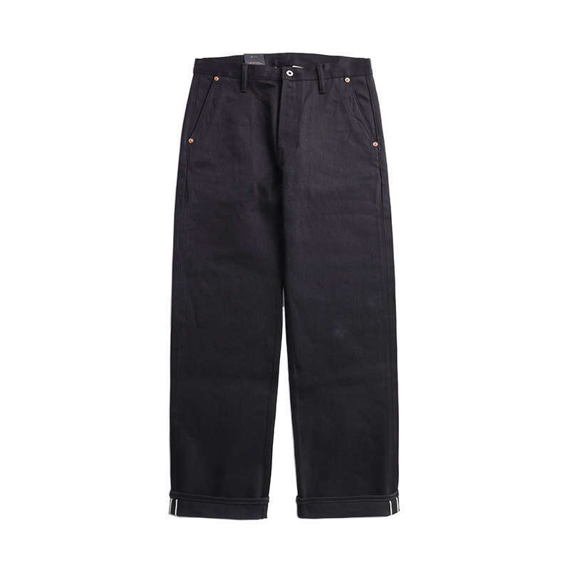 Red Tornado Black Officer Pants Men's Seedge Denim Jeans Chino Relaxed Fit