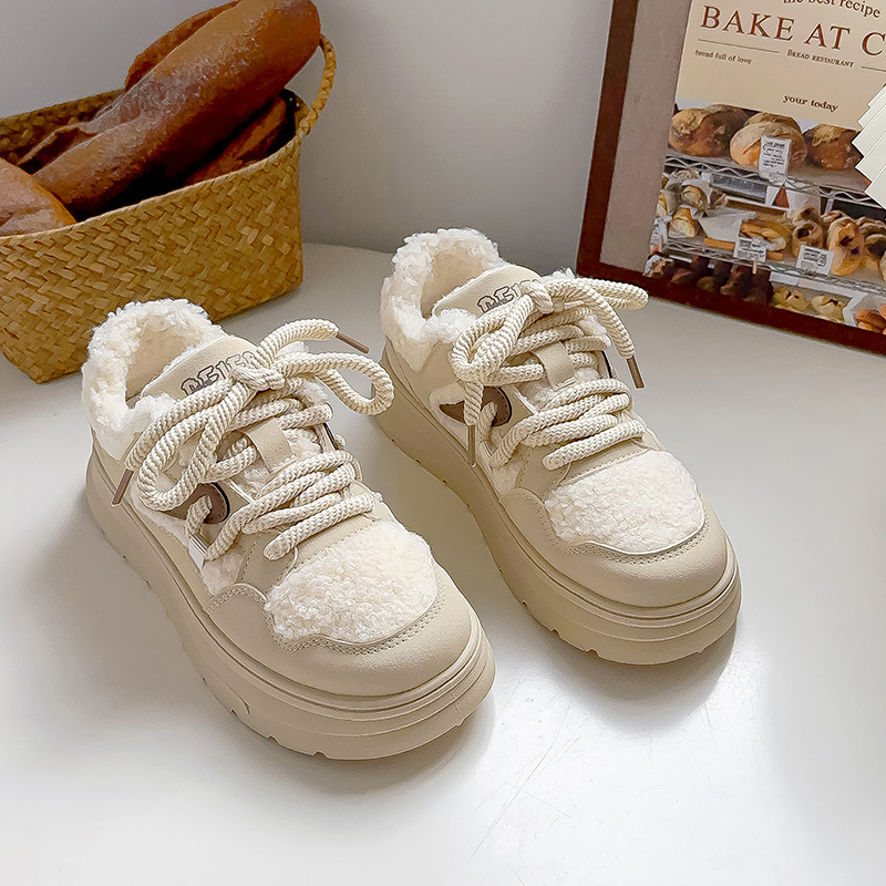 Autumn Winter New Flat Bottomed Soft Soled Fashionable Versatile Casual Shoes