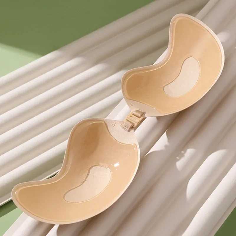 Sexy Invisible Strapless Adhesive Stick Bra Strapless Push Up Bras Women Backless Lingerie Seamless Sile Bralette UnderwearX2410