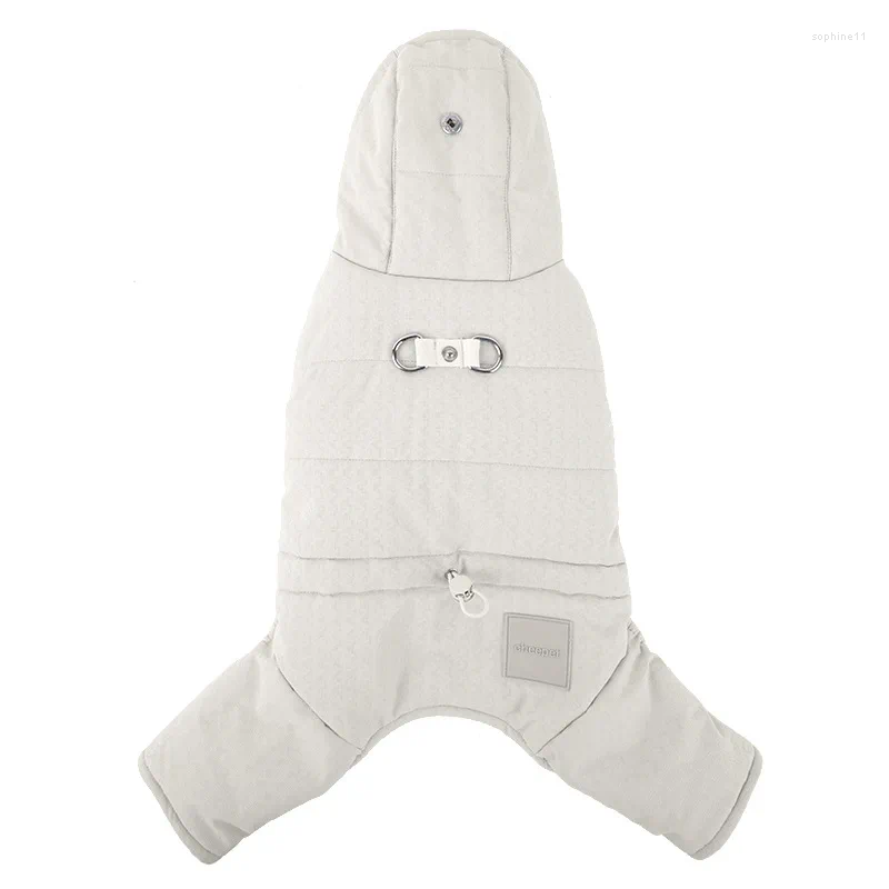 Update Dog Apparel Small Clothes Autumn And Winter Four Legs Cotton Teddy Coat Can Be Pulled To Wear Thick Pet