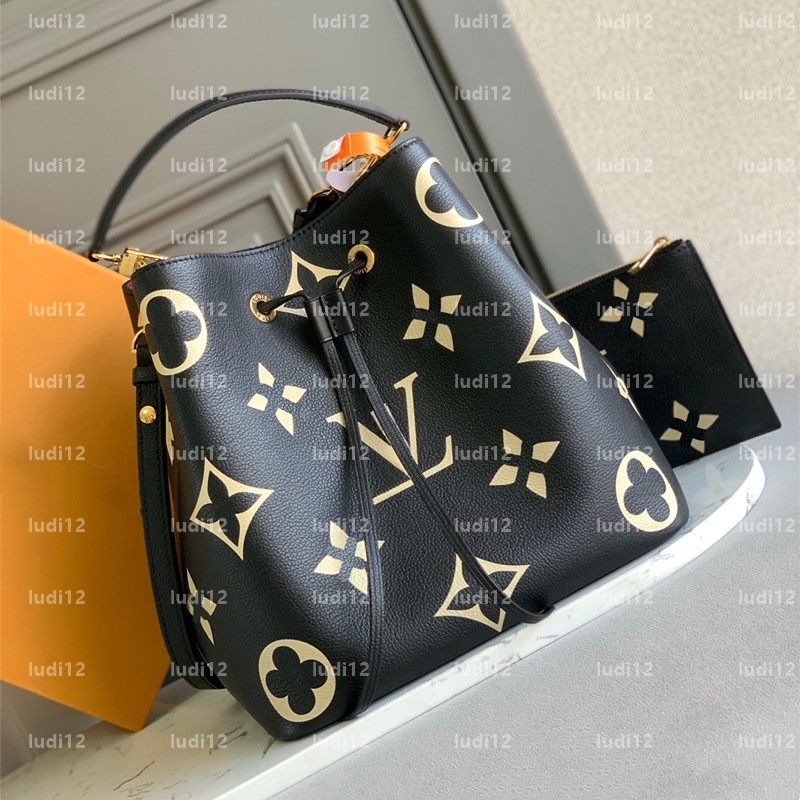 10A Top quality New neonoe Womens crossbody shoulder bag Original designer handbag mirror quality leather chain bags expensive tote bucket bag wristlet bag wallet