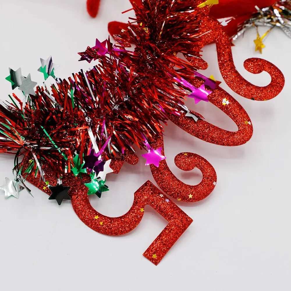 Happy New Year 2025 Headband Gold Silver New Year Head Band New Years Eve Colorful Christmas Hair Band 2025X241021