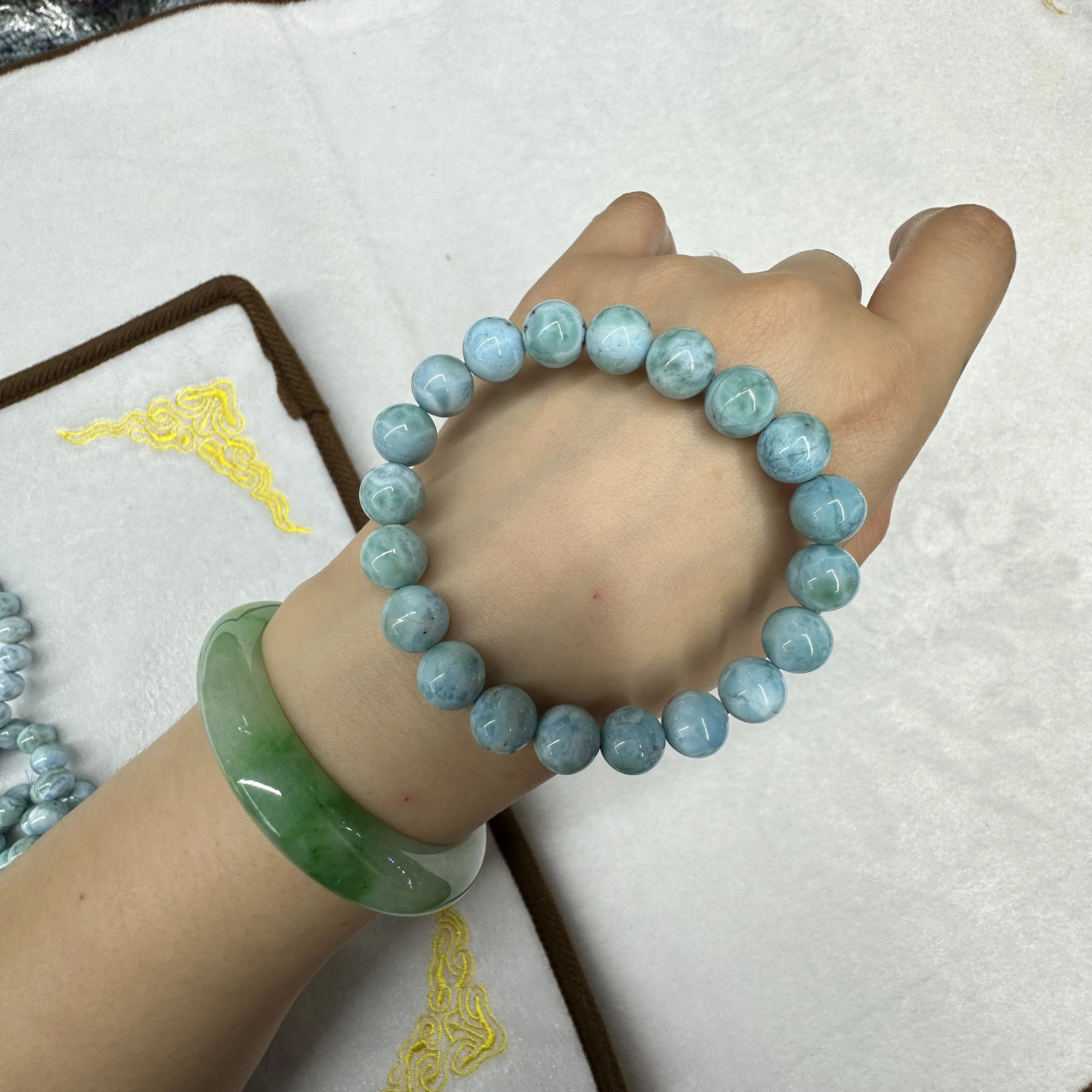 natural stone bracelet high-end jewelry womens gift wholesale 9mm designer bracelet women luxury jewelry gold mens bracelet designer silver bracelet - view 6