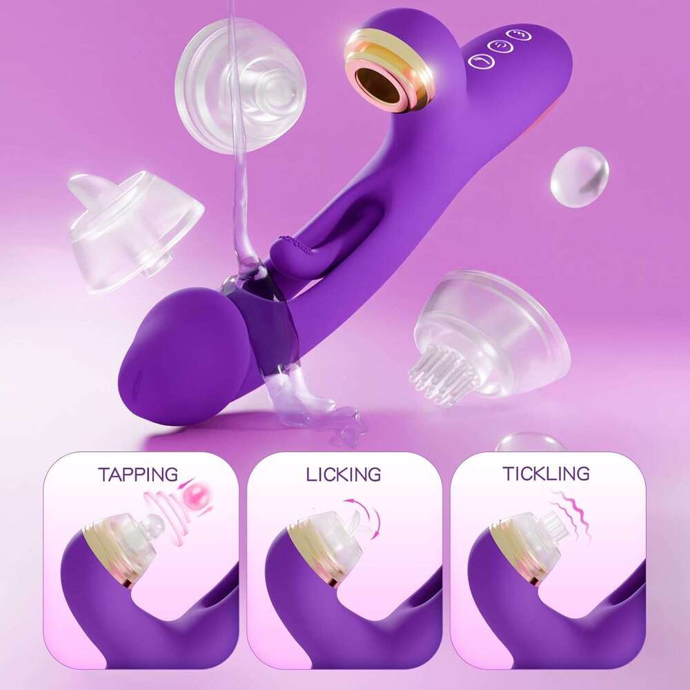 G Spot Vibrator Women Sex Toy, Female Sex Toys Dildo Vibrators with 7 Vibrating & Flapping Patterns, 7 Tapping Adult Toys for Women Dildos Clitoral Vi