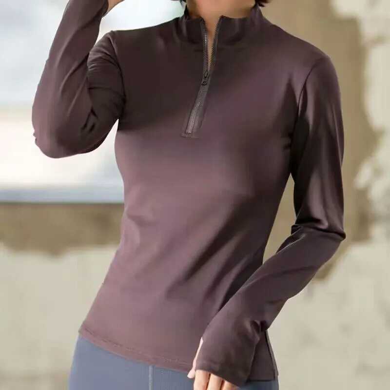 Long sleeved yoga shirt sports top fitness yoga top gym top sports clothes womens push ups running full set of clothingW250411