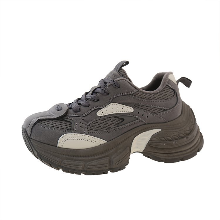 Women's New Versatile Retro Thick Soled Height Increasing Sports Leisure Shoes