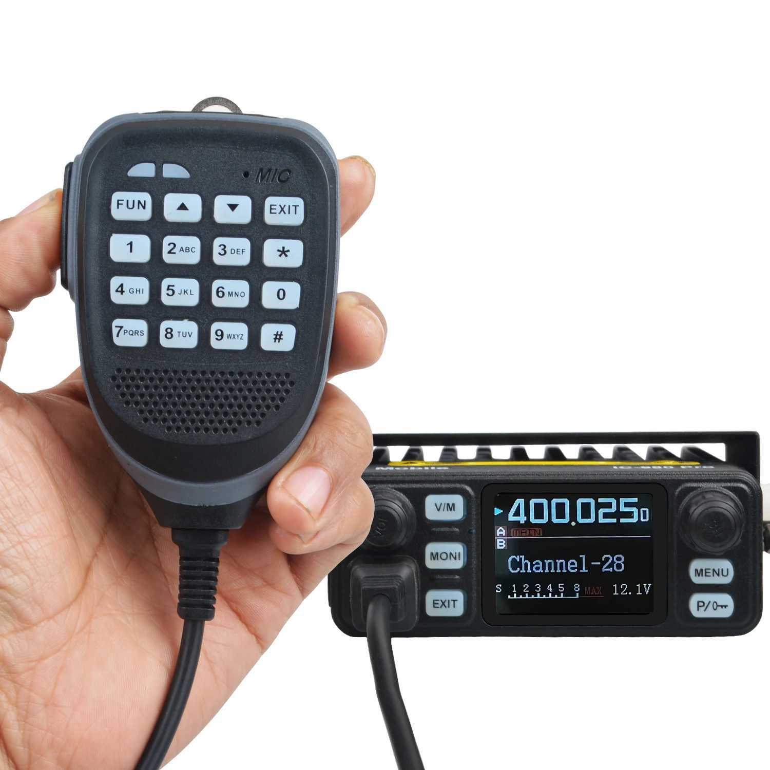 25W Dual Band VHF/UHF Interphone Walkie Talkie, AI Noise Reduction, FM Scrambler, Vox, Mini Mobile Radio IC-980 Pro dh5727163