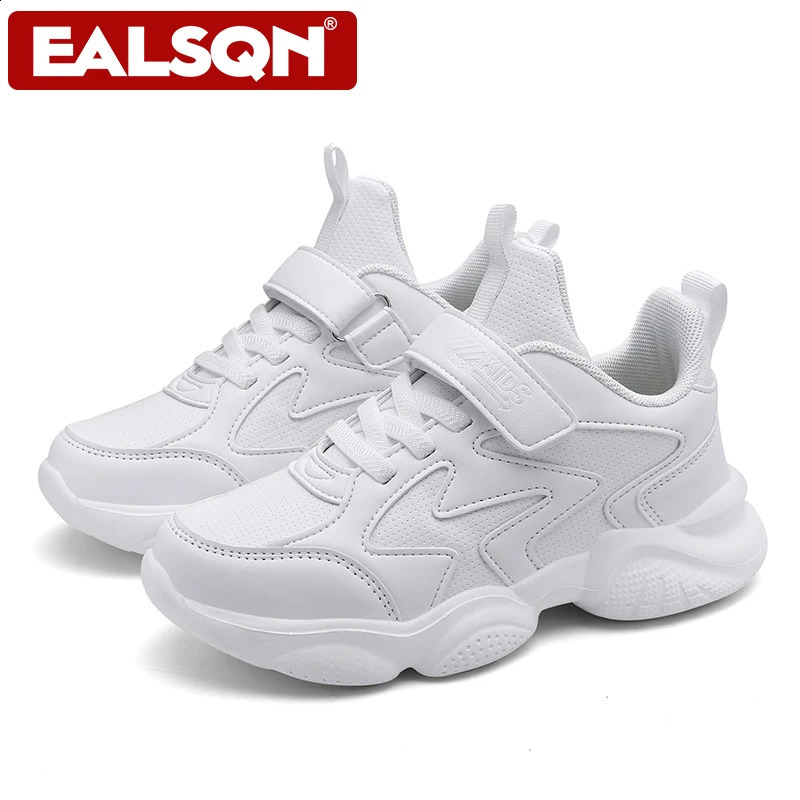 Childrens white casual short chubby compact fashionable fully matched childrens training boys and girls sports shoes running 27-40 241021 XJ260303