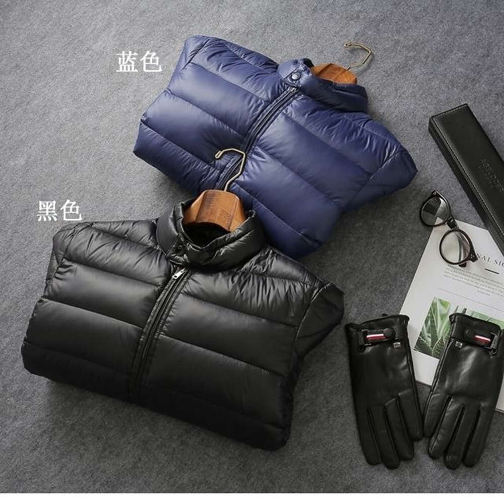 Original Brand Winter High Quality Men Slim-Fit Stand-Up Collar Business Casual Jacket Lightweight White Duck Down