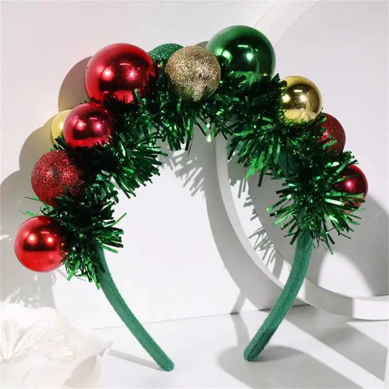 Supplies Decoration Gift Christmas Spotlight Ball Headband Christmas Headband Small Gift Decoration Childrens HolidayX241022