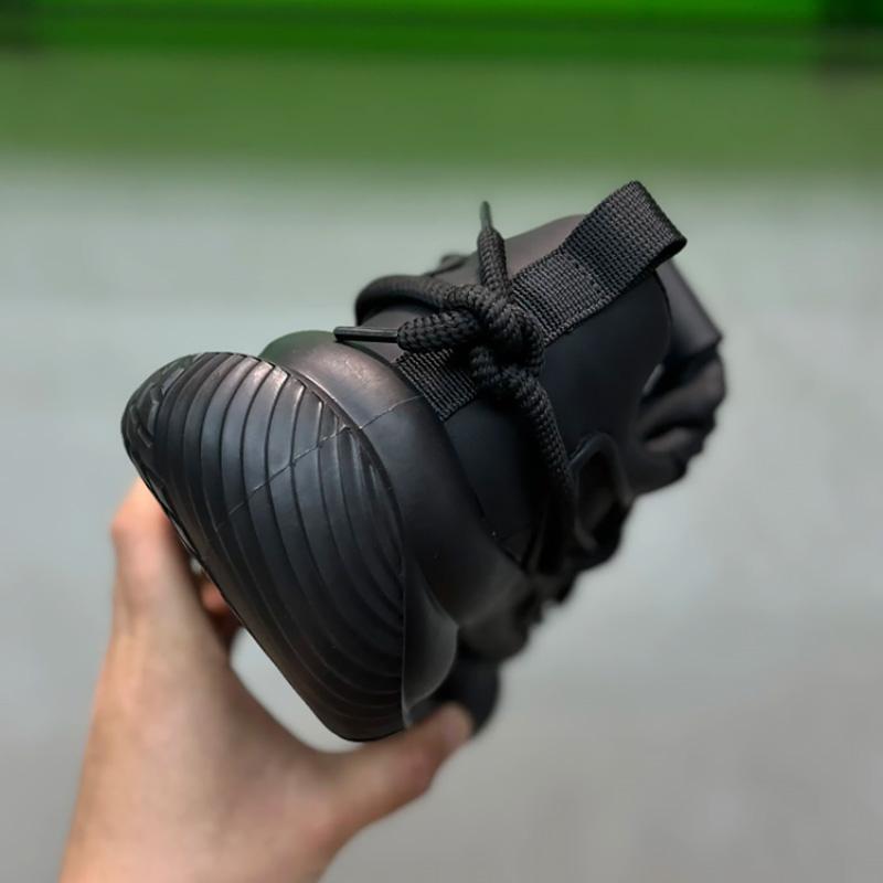 Men's shoes 2024 new solid color casual shoes versatile trend dirt resistant white shoes pure black dad shoes men