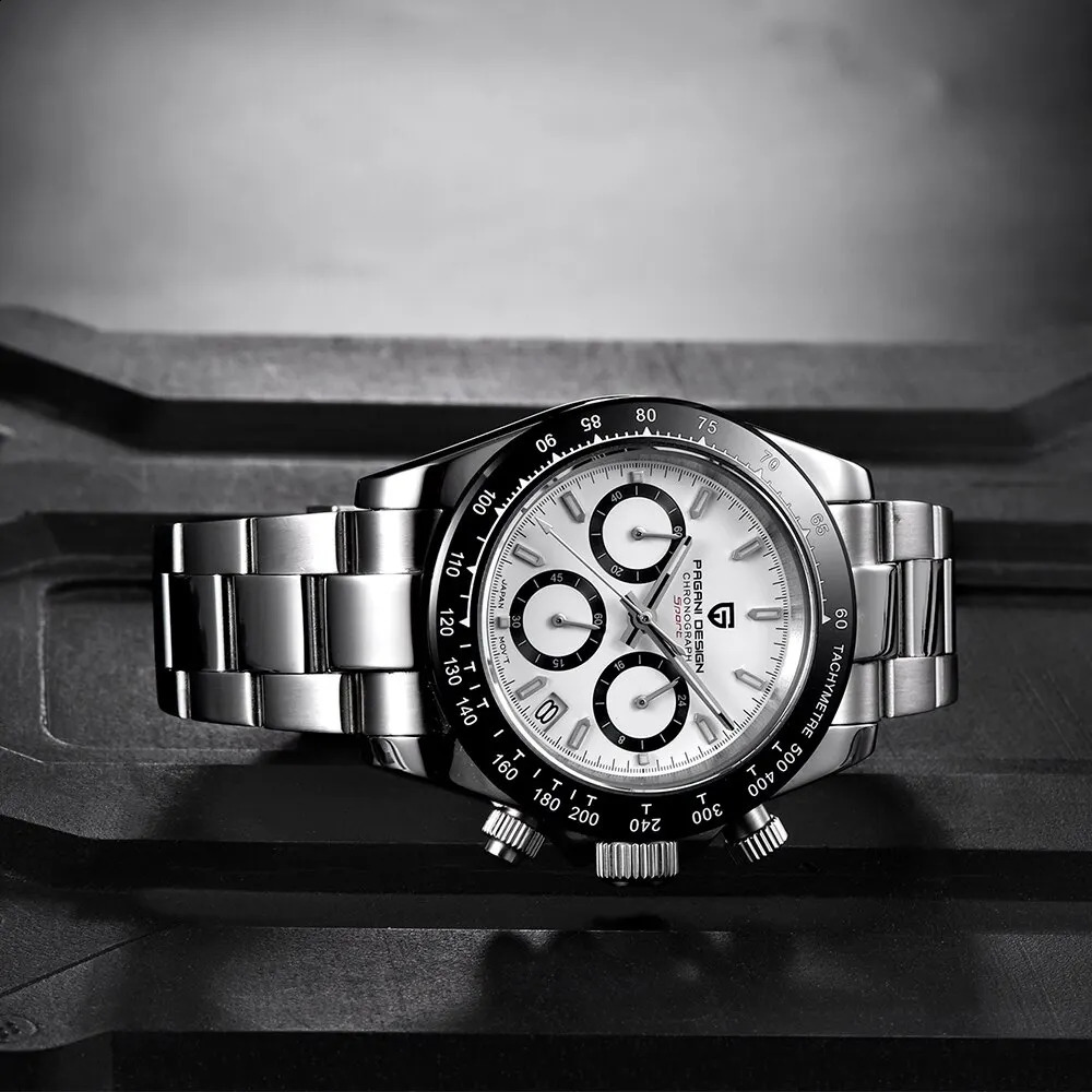 PAGANI Mens Watch Quartz Business Watch Mens Watch Top Watch Mens Chronograph VK63 241009CJ
