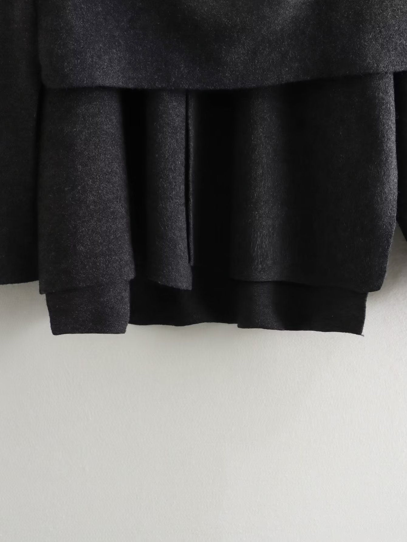 Women's Jackets MUXI-Gray Shawl Jacket With Scarf Long Sleeved Loose Open Front Elegant And Unique Street Wear Autumn Winter