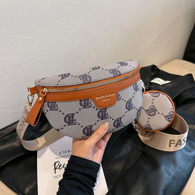 Ladies' Leisure Bag 2025 Spring New Item Women's Designer Handbag Fashionable Chest And Waist Fashionable Niche Single Shoulder Crossbody Ba