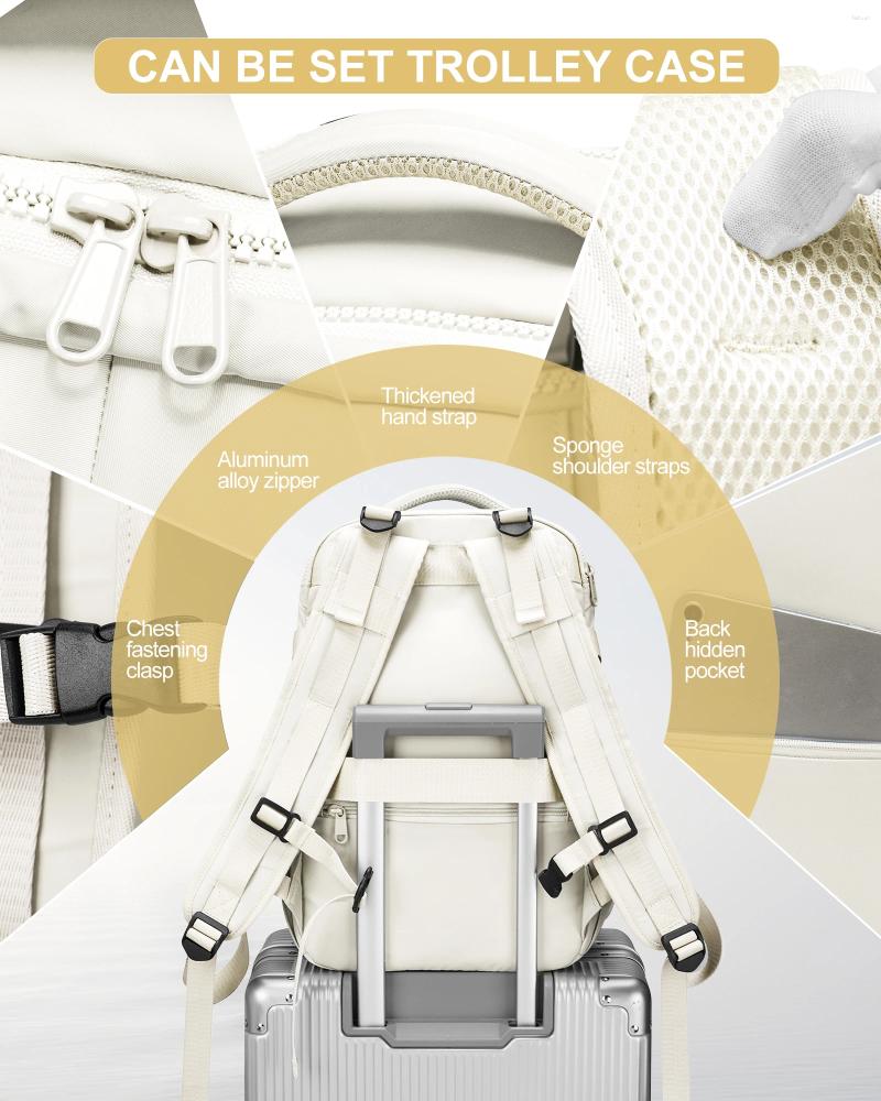 Backpack Travel For Women Men Waterproof Laptop Aire Approved Carry On Personal Item Bag Daypack Business Work 218f