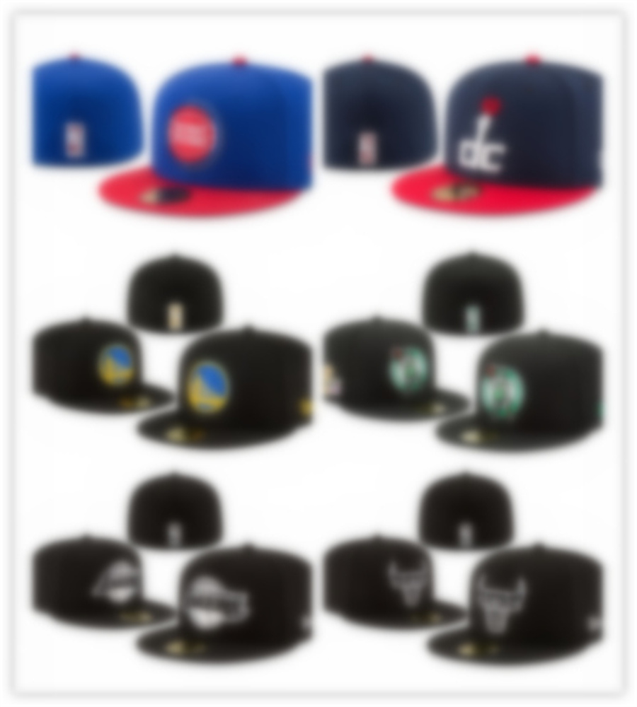 Designer Flat Casual Fitted size Baseball Basketball team Caps letter Embroidery Cotton All Teams Sport World Full Closeded hats sizes 7-8 mix order