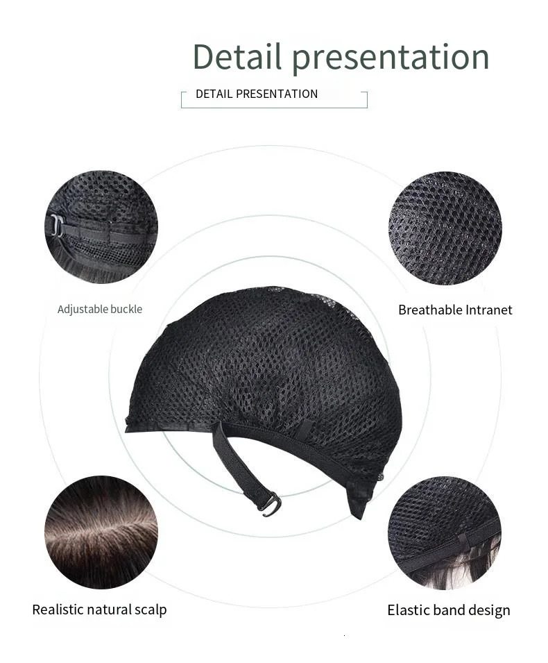 fashion synthetic wig mens short hair inch head patch wig piece high temperature silk chemical fiber wig 241102