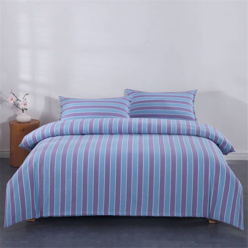 Plaid Duvet Cover Set Striped Pattern Decorative 3 Piece Bedding Set with 2 Pillow Shams Queen King Full Size Home Decor 240816