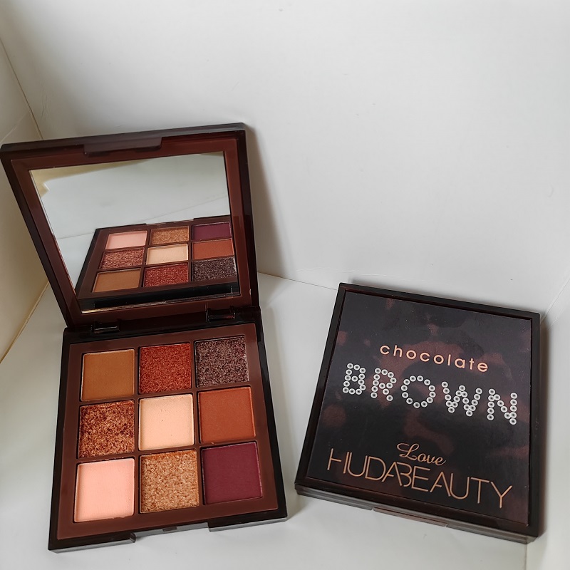 9 colors Eyeshadow Makeup Palette brown caramel toffe chocolate Eye Shadow womans Christmas Beauty gifts
